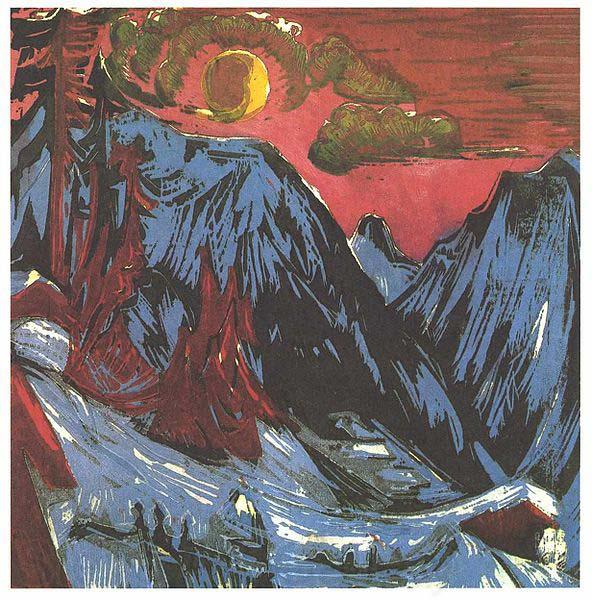 Ernst Ludwig Kirchner Moon night